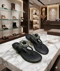 Elegant Embellished Slip-On Comfort Shoes