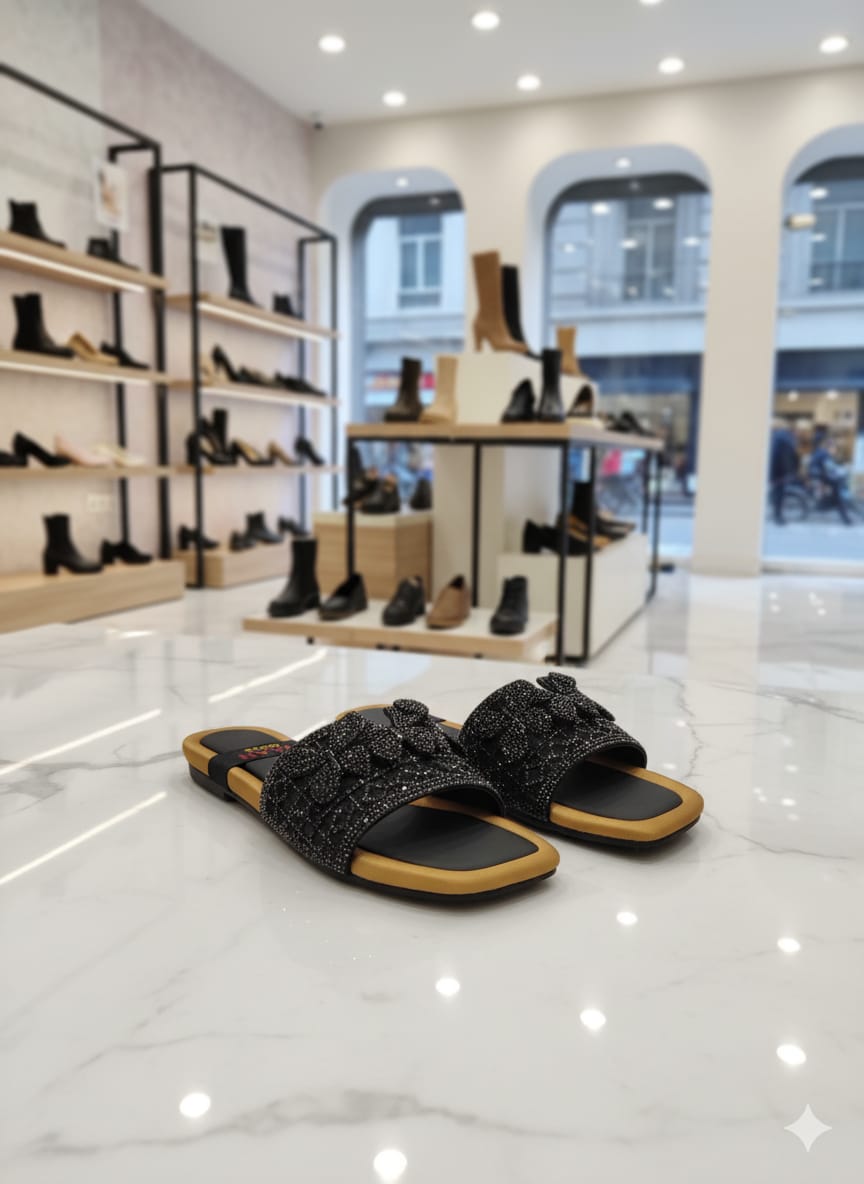 Elegant Embellished Slip-On Casual Shoes