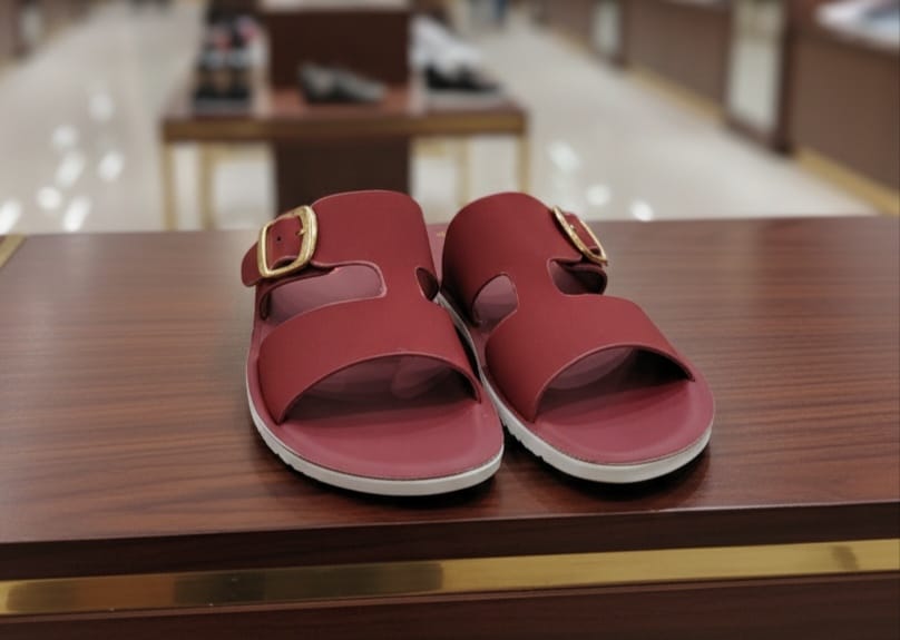 Casual-Teal-Buckle-Strap-Shoes