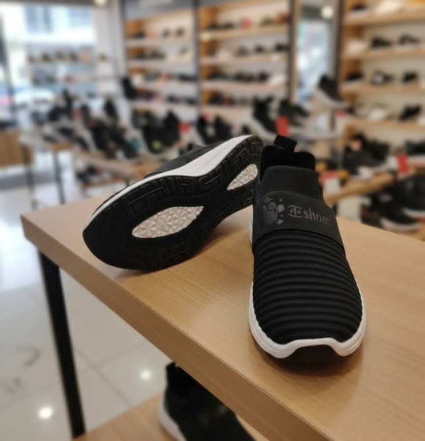 Men`s-Casual-Black-Sneakers