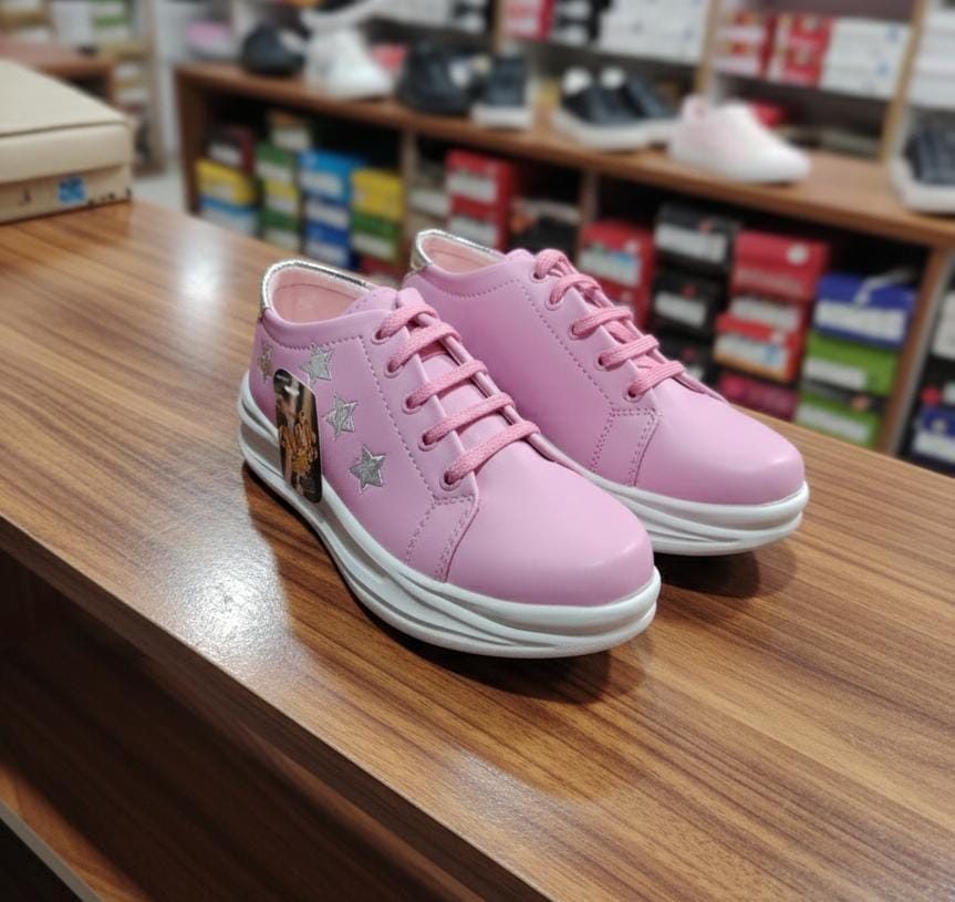 Women`s-Pink-Chunky-Sneakers