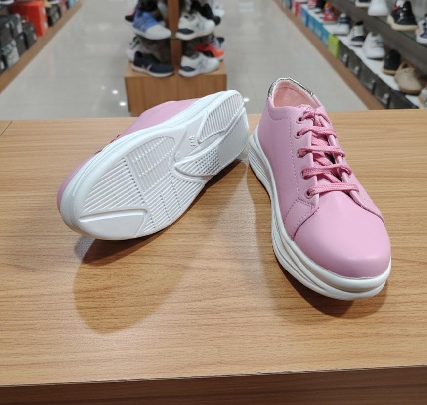 Women`s-Pink-Chunky-Sneakers