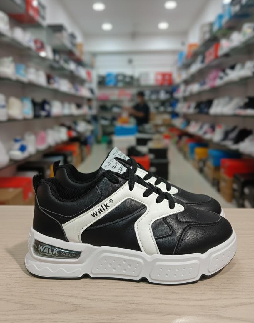 Men`s-Black-White-Chunky-Sneakers