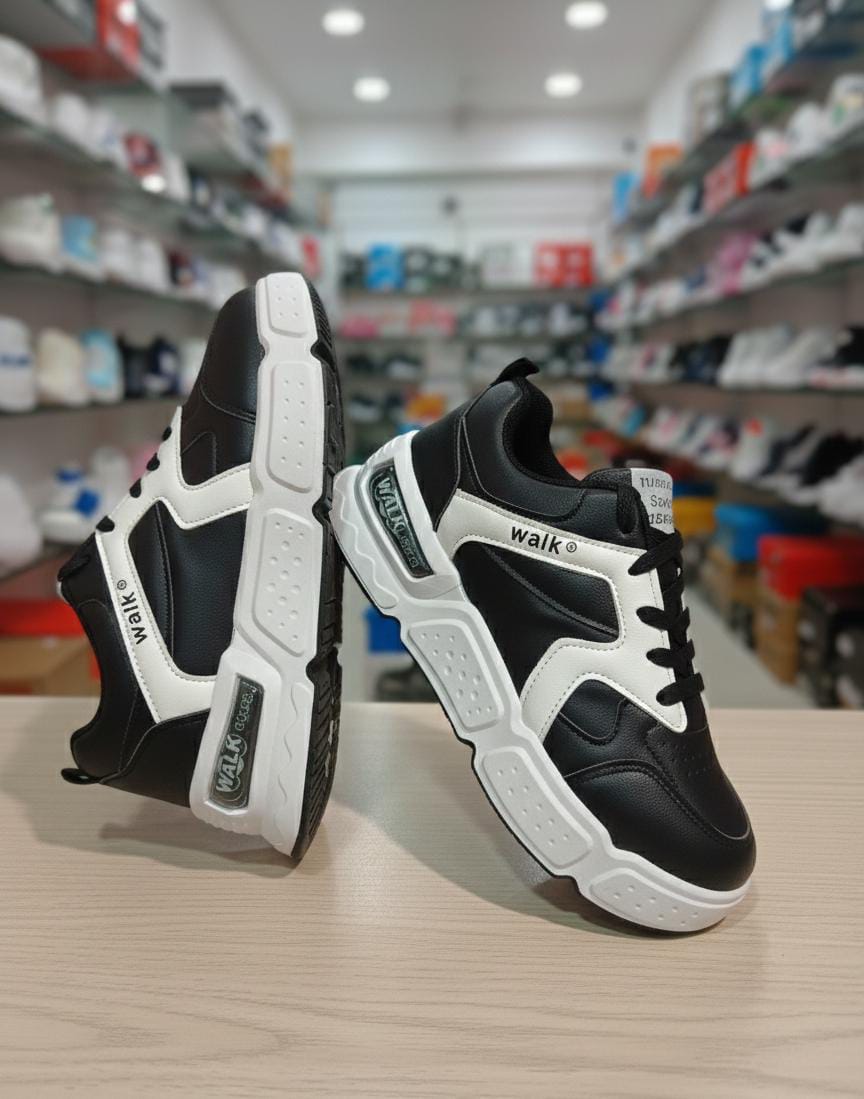 Men`s-Black-White-Chunky-Sneakers